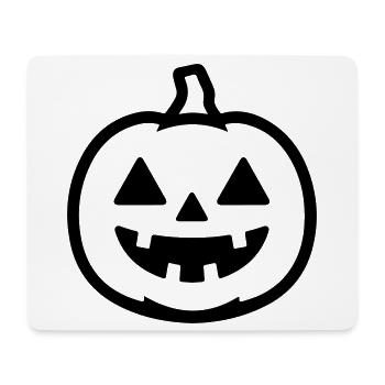 Citrouille - Tapis de souris (format paysage) - blanc - Devant