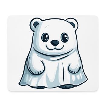 Polar Bear Halloween Ghost - Mouse Pad (horizontal) - white - Front