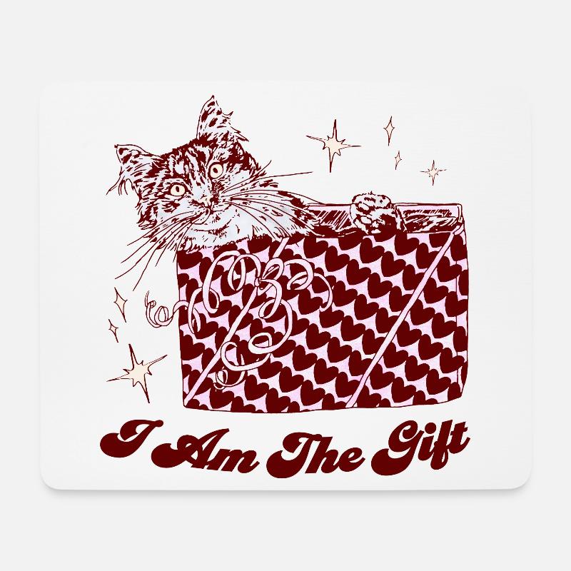 I AM THE GIFT - Mouse Pad (horizontal) - white