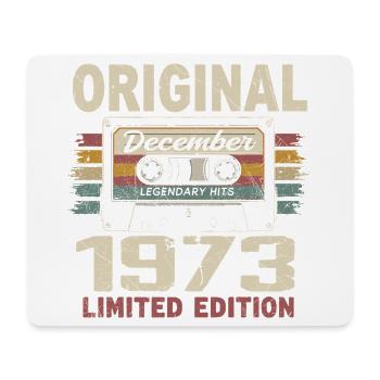 Dezember 1973 Geburtstagsgeschenk - Mousepad (Querformat) - Weiß - Vorne