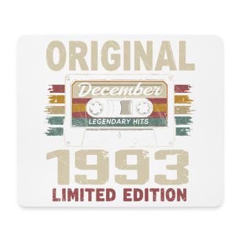 December 1993 Birthday Gift - Mouse Pad (horizontal) - white - Front