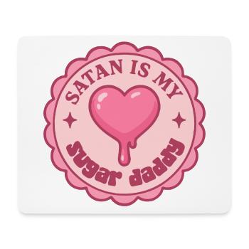 Love Badge Punk Rose - Mouse Pad (horizontal) - white - Front