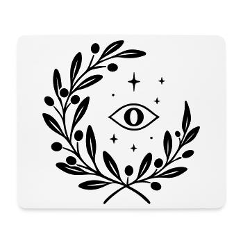 Mystic Yule mit Auge - Weihnachten Julfest - Mousepad (Querformat) - Weiß - Vorne