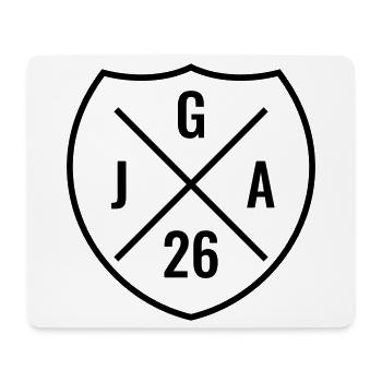 Jga 2026 - Junggesellenabschied - JGA 26 Wappen  - Mousepad (Querformat) - Weiß - Vorne