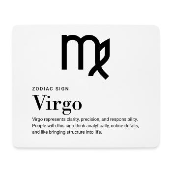 Virgo - Zodiac sign - Mousepad (Querformat) - Weiß - Vorne
