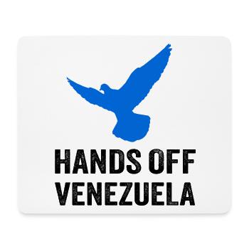 HANDS OFF VENEZUELA - Mouse Pad (horizontal) - white - Front