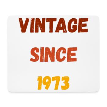 Anniversaire 1973 - Millésime depuis 1973 - Tapis de souris (format paysage) - blanc - Devant