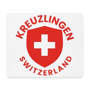 Kreuzlingen Switzerland emblem - Mouse Pad (horizontal) - white - Front