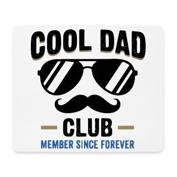 Cool Dad Club, Lustiges Vatertag Papa Shirt - Mousepad (Querformat) - Weiß - Vorne