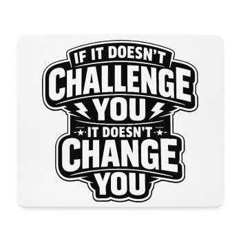 Herausforderung Challenge Fitness Motivation - Mouse Pad (horizontal) - white - Front