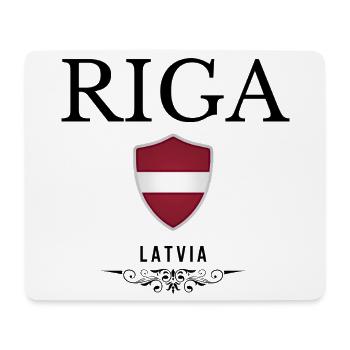Riga souvenir, elegant design Riga - Mouse Pad (horizontal) - white - Front