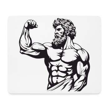 Griechischer Spartaner - Mousepad (Querformat) - Weiß - Vorne