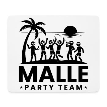 Malle Party Team Urlaub - Mousepad (Querformat) - Weiß - Vorne
