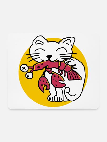 CancerCat - Mouse Pad (horizontal) - white