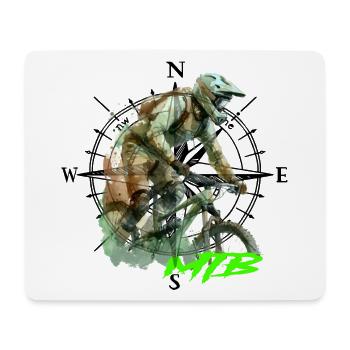 Mtb - Mousepad (Querformat) - Weiß - Vorne