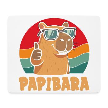 Life is Better with Capybaras - Süßes Nagetier - Mousepad (Querformat) - Weiß - Vorne