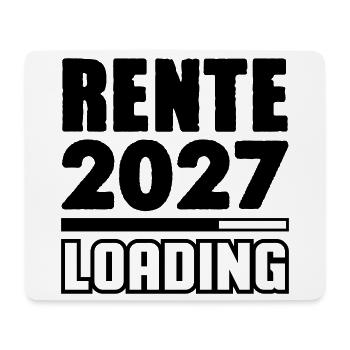 Pension 2027 Loading - Mouse Pad (horizontal) - white - Front