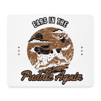 English Springer Spaniel - Ears In The Puddle Agai - Mousepad (Querformat) - Weiß - Vorne