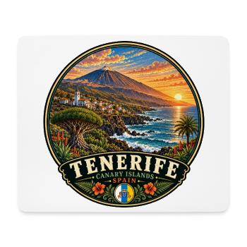 Teneriffa Vulkaninsel Küste Urlaub Sunset - Mousepad (Querformat) - Weiß - Vorne