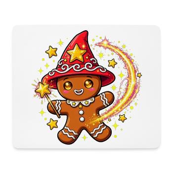 Weihnachtskeks, frohe Weihnachten, Weihnachten - Mousepad (Querformat) - Weiß - Vorne