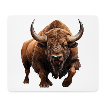 Auerochse - Mousepad (Querformat) - Weiß - Vorne