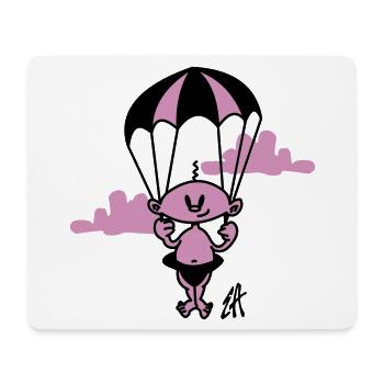bébé - Tapis de souris (format paysage) - blanc - Devant