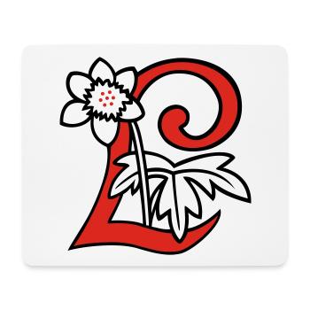 Symbol L - Mouse Pad (horizontal) - white - Front