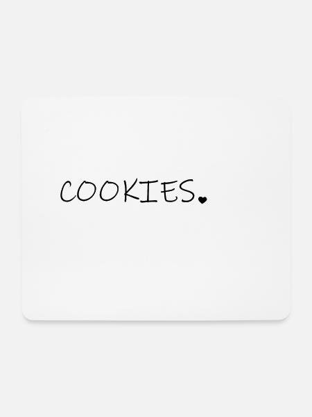 Cookie süchtig - Mousepad (Querformat) - Weiß
