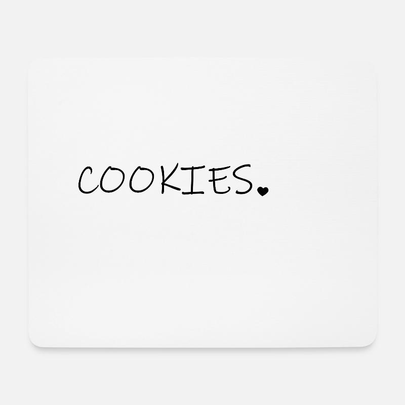Cookie süchtig - Mousepad (Querformat) - Weiß