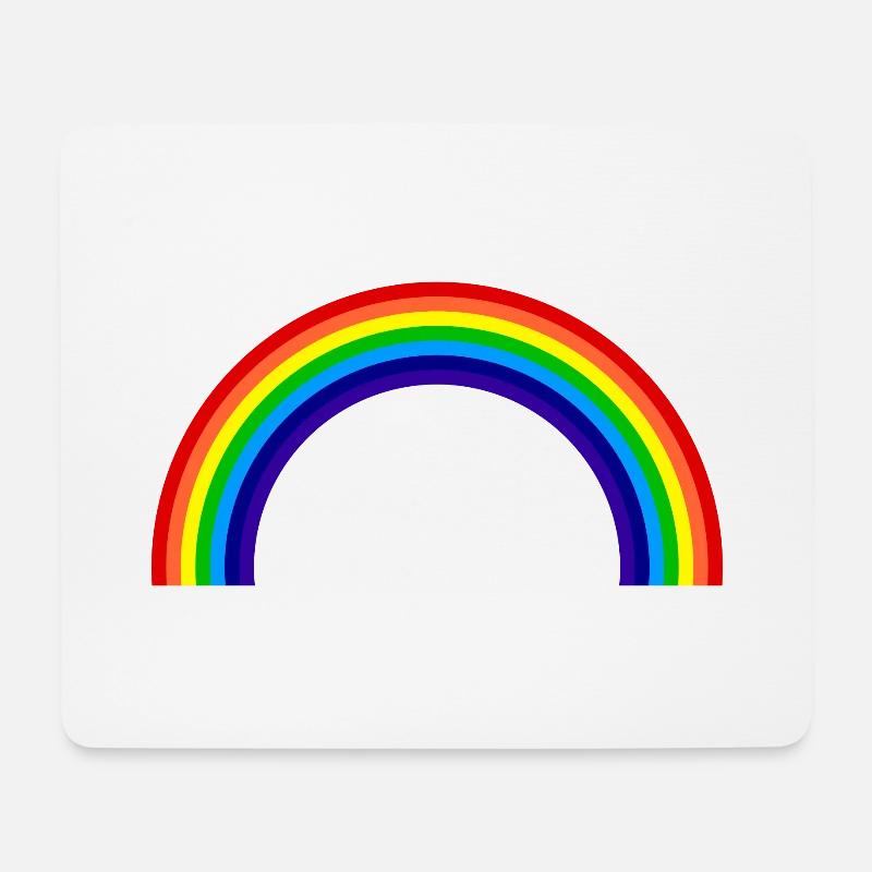 LGBT - rainbow rainbow - Mouse Pad (horizontal) - white