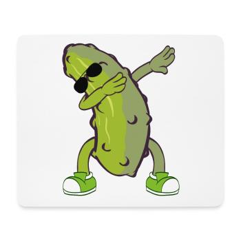 Tamponner le concombre Dab Swag Swagger T-shirt - Tapis de souris (format paysage) - blanc - Devant