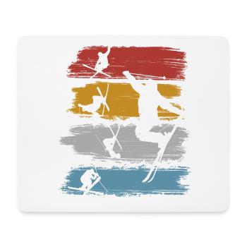 Freestyle-Skiing - Mousepad (Querformat) - Weiß - Vorne
