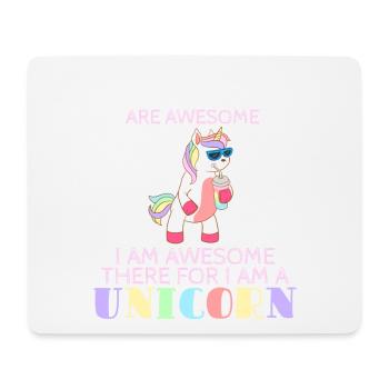 Magic Fairy Tale Colorful Myth Collection Unicorn - Mousepad (Querformat) - Weiß - Vorne