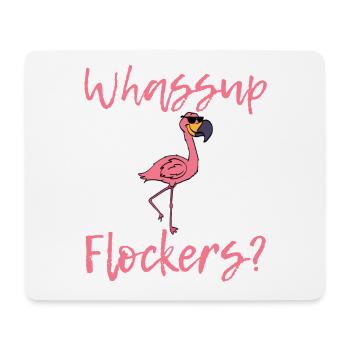 Flock Sunglasses Summer Vacation Animal Rights - Mousepad (Querformat) - Weiß - Vorne