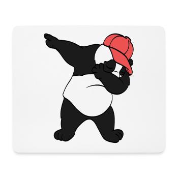 Cute Panda Swagger Dabbing Dab Tee For Animal - Mousepad (Querformat) - Weiß - Vorne