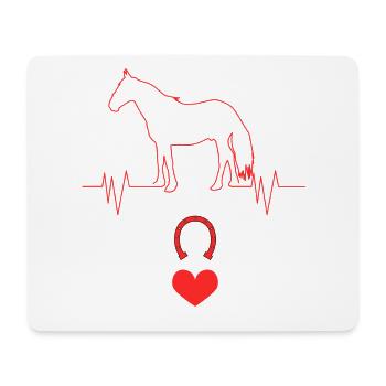 Your Beat Is My Beat Design Horsing Shirt For - Mousepad (Querformat) - Weiß - Vorne