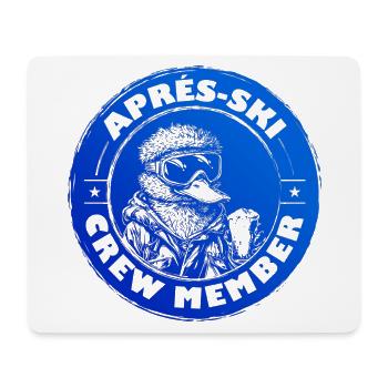 Ente Apres Ski Team Spruch - Mousepad (Querformat) - Weiß - Vorne