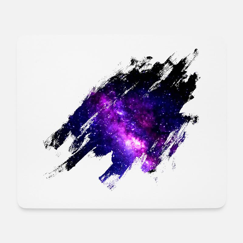 Weltall Geschenkidee galaxie milchstraße - Mousepad (Querformat) - Weiß