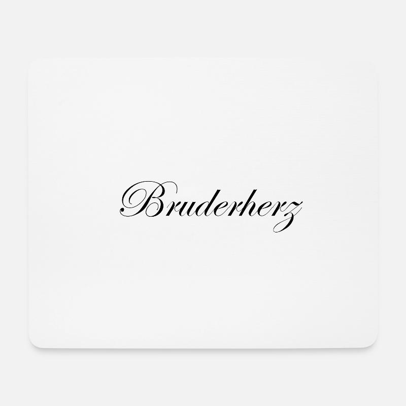 Bruderherz - Mousepad (Querformat) - Weiß