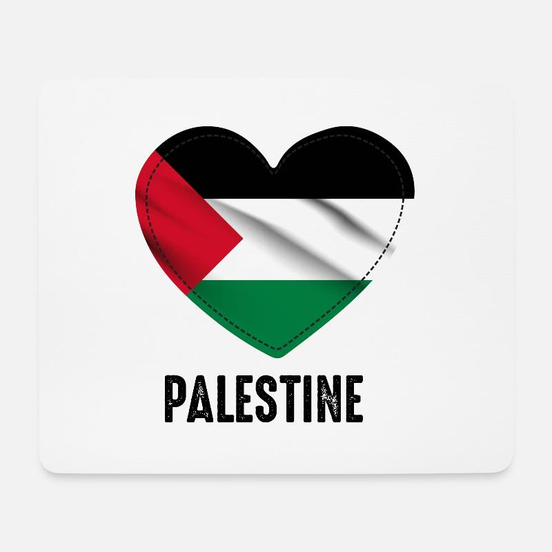 Palestine - Mouse Pad (horizontal) - white