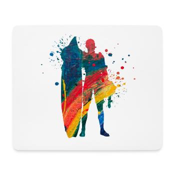 Surfing - Mouse Pad (horizontal) - white - Front