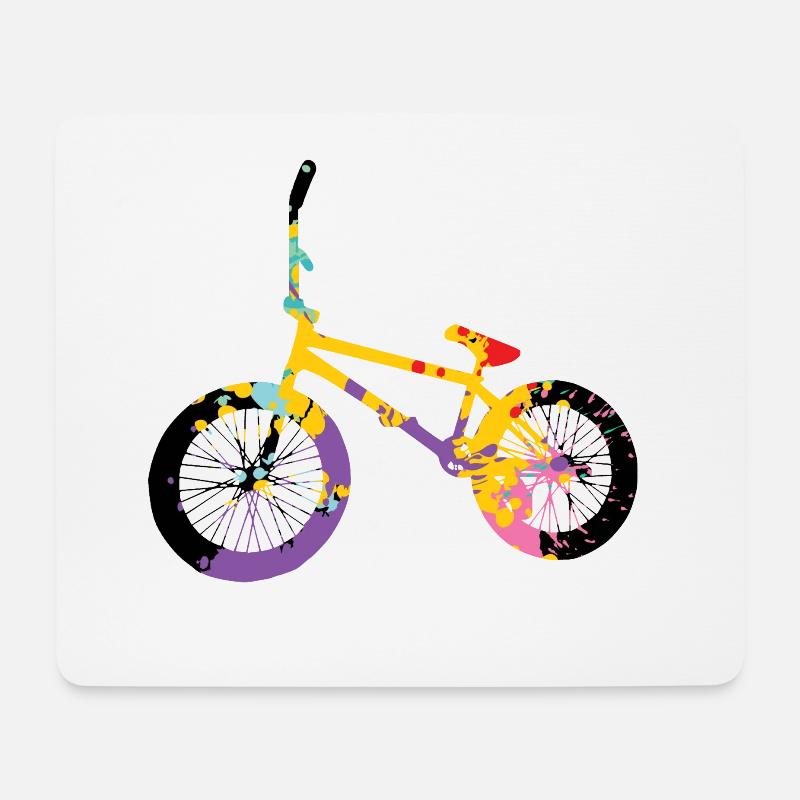 Bmx - Mouse Pad (horizontal) - white
