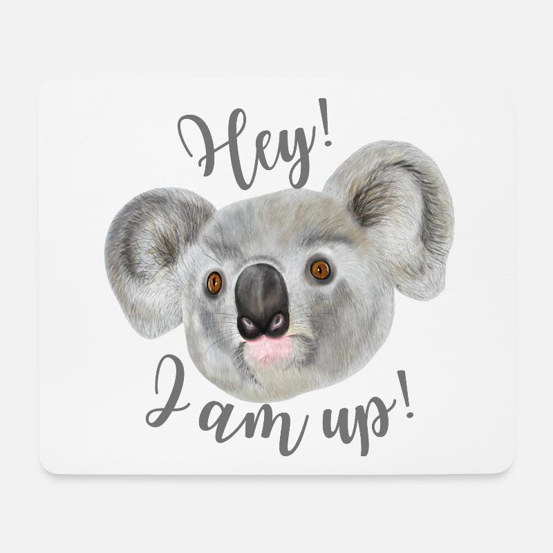 Koala - Mouse Pad (horizontal) - white