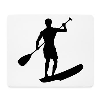 Stand Up Paddling - Mouse Pad (horizontal) - white - Front