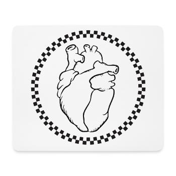 SKA.HEART - Mousepad (Querformat) - Weiß - Vorne