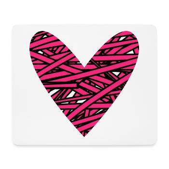 PAAR. ICH HABE GERADE GEHEIRATET. Junggesellinnenabschied. VALENTINSTAG. LIEBE. - Mousepad (Querformat) - Weiß - Vorne