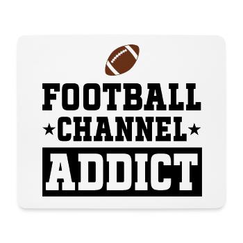 Adore Regarder Football Américain - Tapis de souris (format paysage) - blanc - Devant