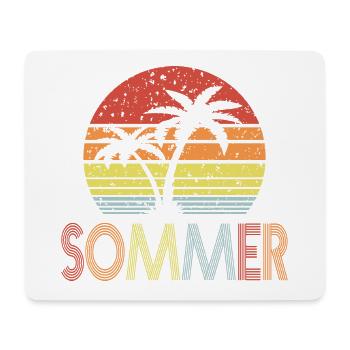 Sommer - Mousepad (Querformat) - Weiß - Vorne