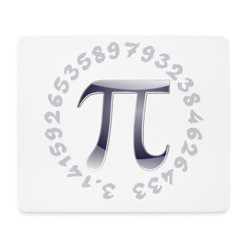 Pi 3,14 Pi-Day 14 März Pi Tag Mathematiker Lehrer - Mousepad (Querformat) - Weiß - Vorne