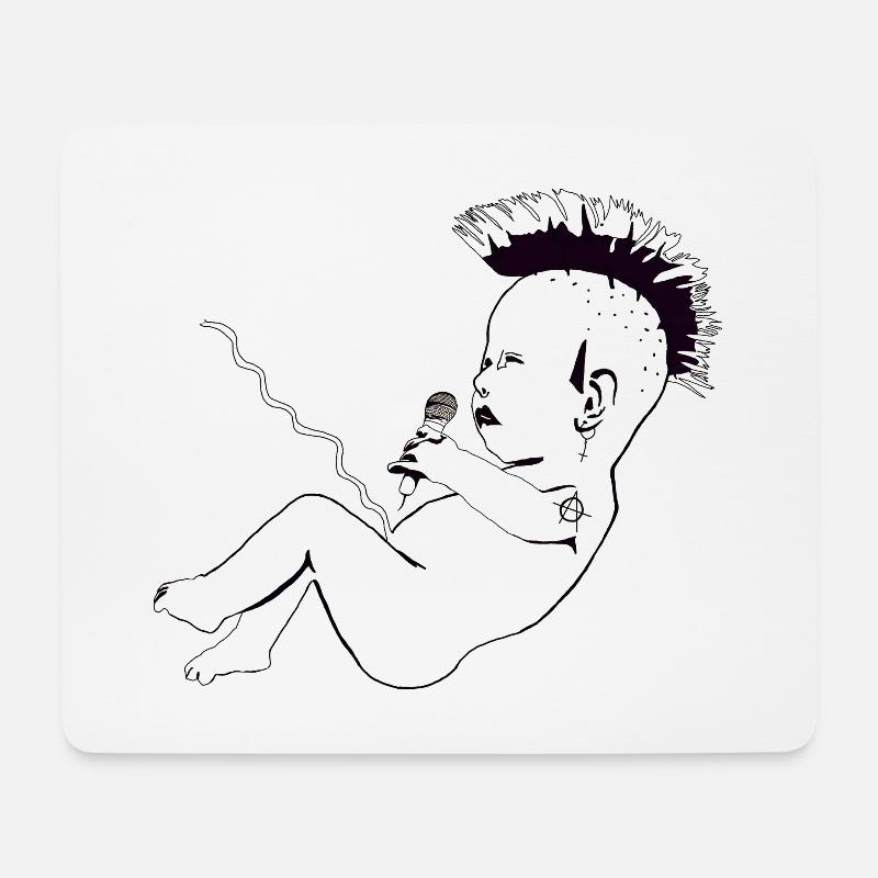 Punks not dead - Mousepad (Querformat) - Weiß